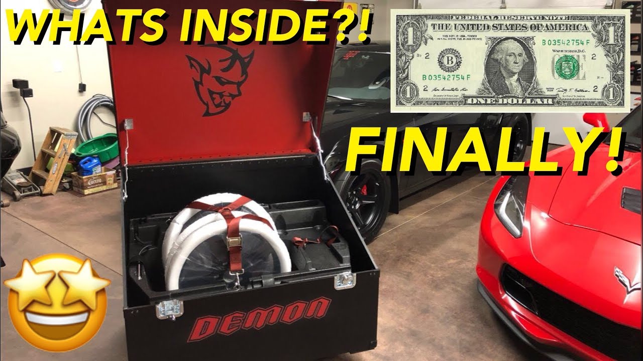 DODGE DEMON CRATE UNBOXING!