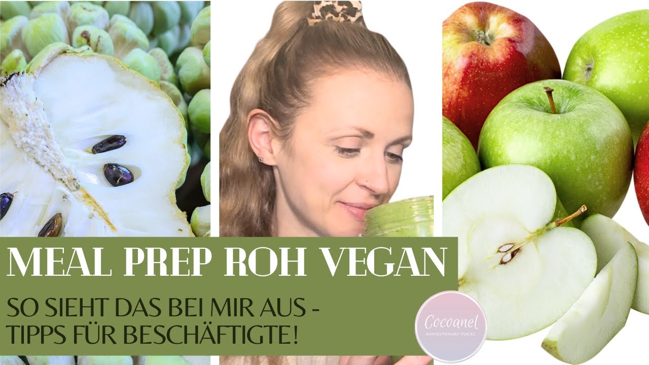 MEAL PREP ROH VEGAN - SO SIEHT DAS BEI MIR AUS/TIPPS FÜR BESCHÄFTIGTE 👨🏼‍💻🍏