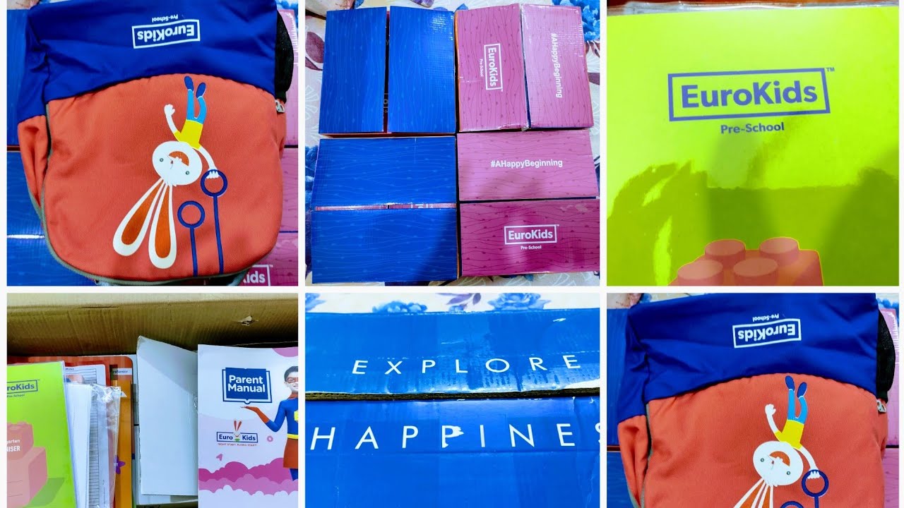 Unboxing Euro Senior's Happiness Kit From EuroKids|Huge Crafts & Stationary Collection From EUROKIDS