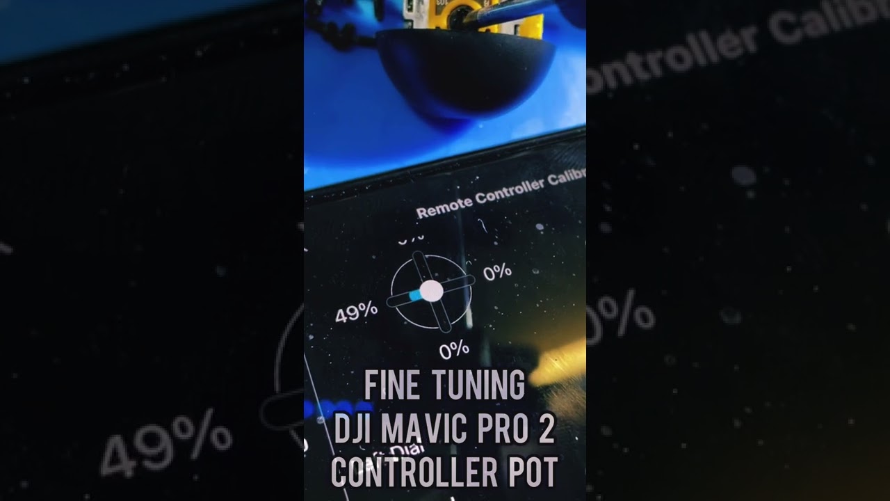 DJI Controller stick potmeter bijstellen