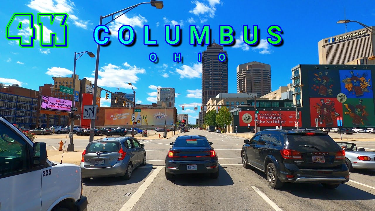 Columbus Drive Part 3/4, Ohio USA 4K - UHD