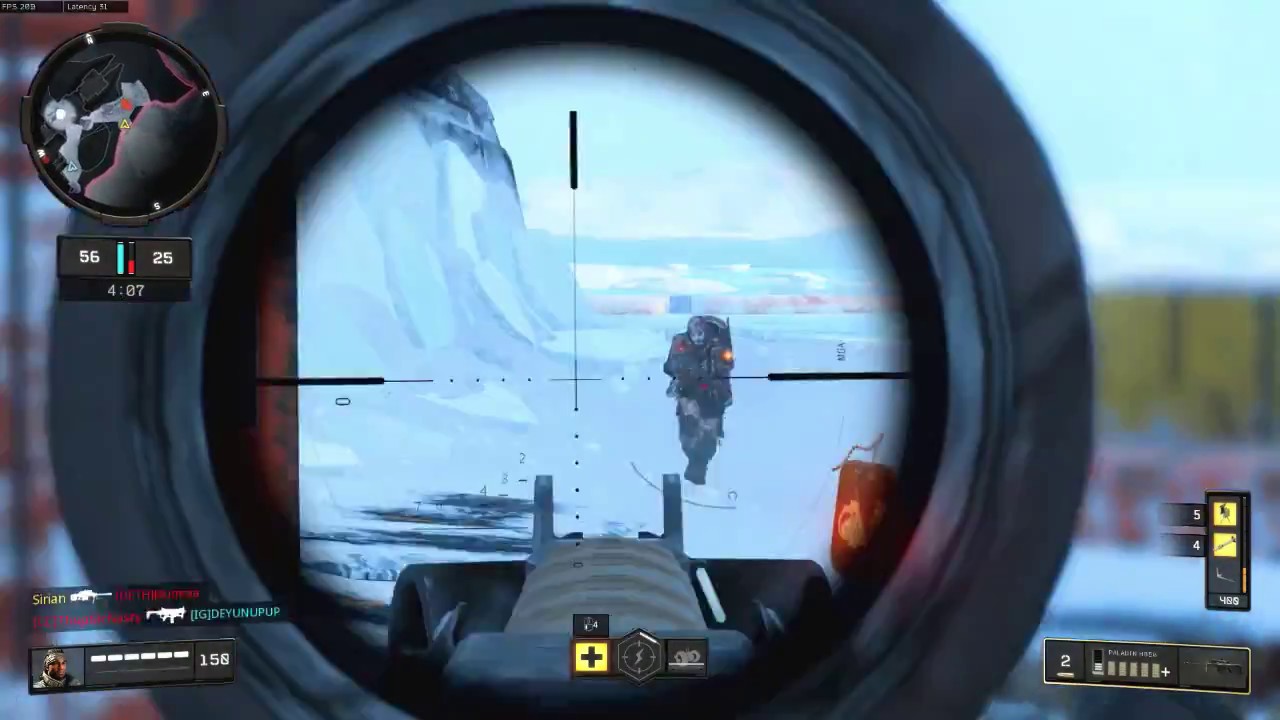 DARK MATTER SNIPING! - CRAZY SHOTS With The Paladin! - COD BO4 w/ Nate Gibson