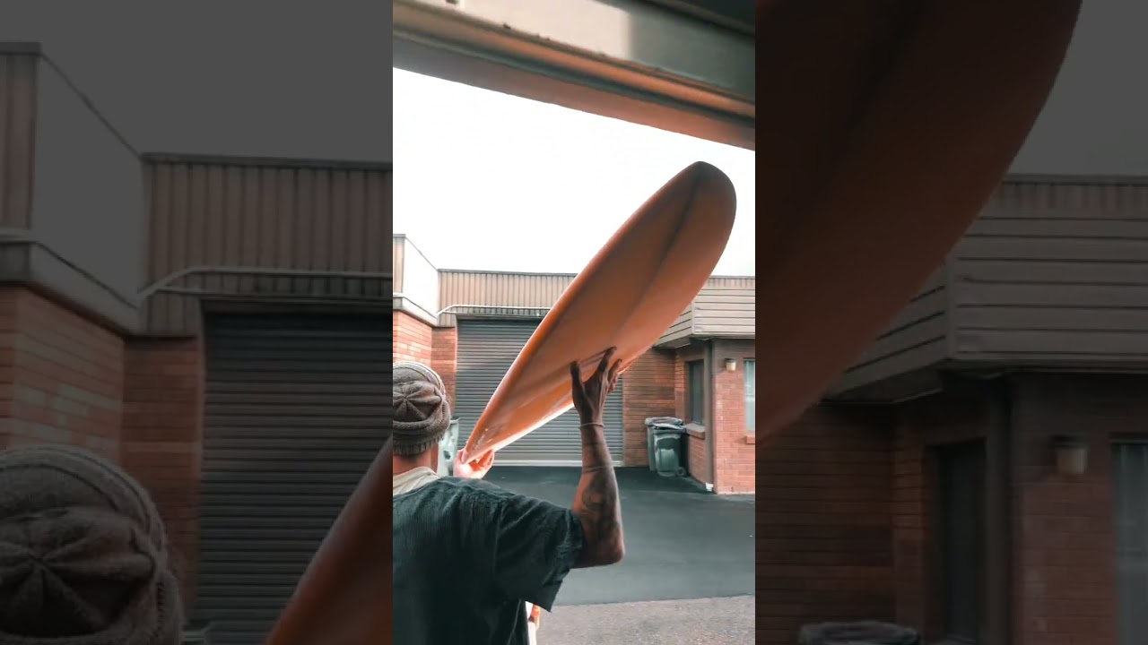 Fixing a snapped surfboard