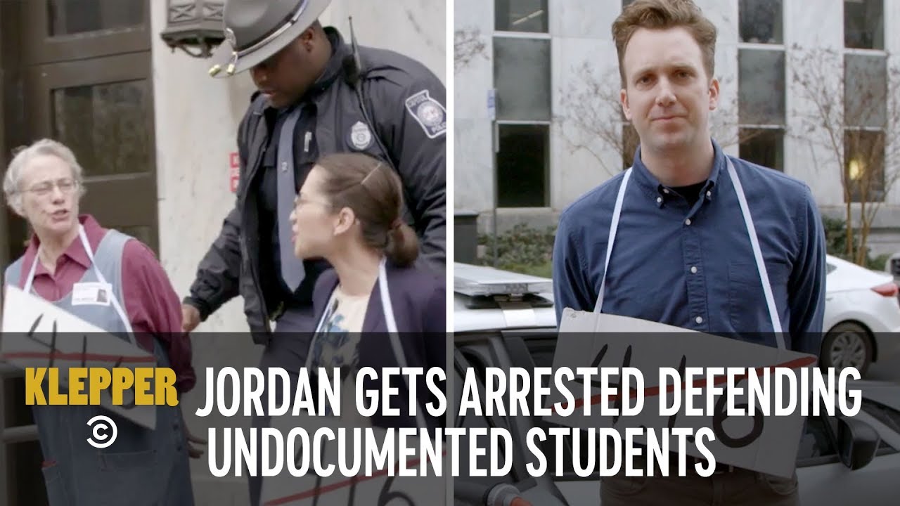 Jordan Gets Arrested Standing Up for Undocumented Students&rsquo; Rights - Klepper