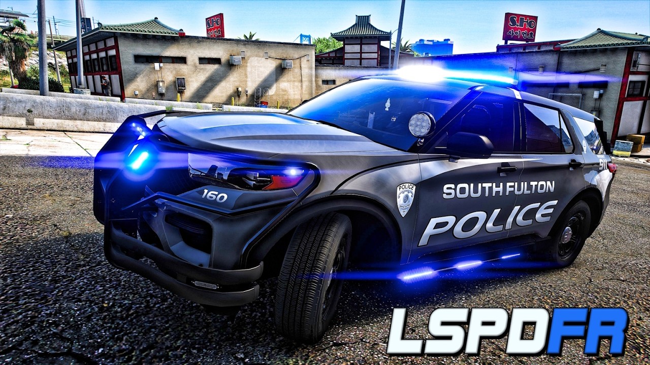 GTA 5 MODS LSPDFR SOUTH FULTON IN GTA 5 CITY PATROL