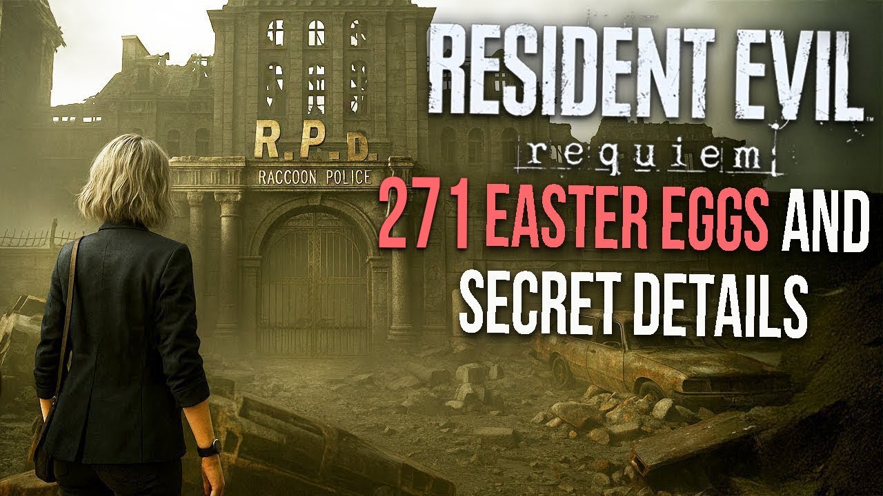 RESIDENT EVIL 9: REQUIEM- 271 Easter Eggs & Hidden Details in LEON'S Trailer / Secrets & Gameplay