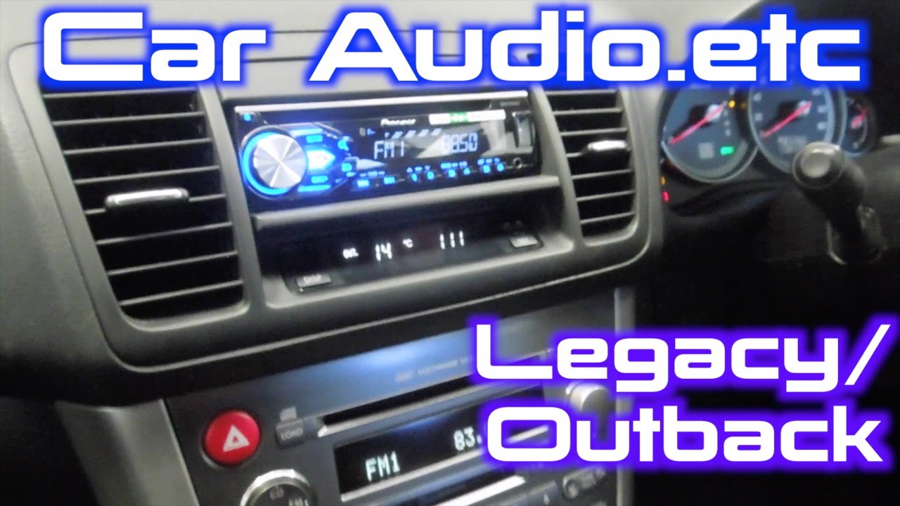 How to Install a Stereo into a Subaru Legacy/Outback (2003-2009)