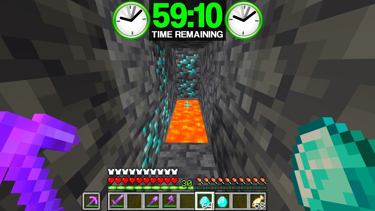 I mined in a straight line for 1 hour... (CloutCraft EP.30)