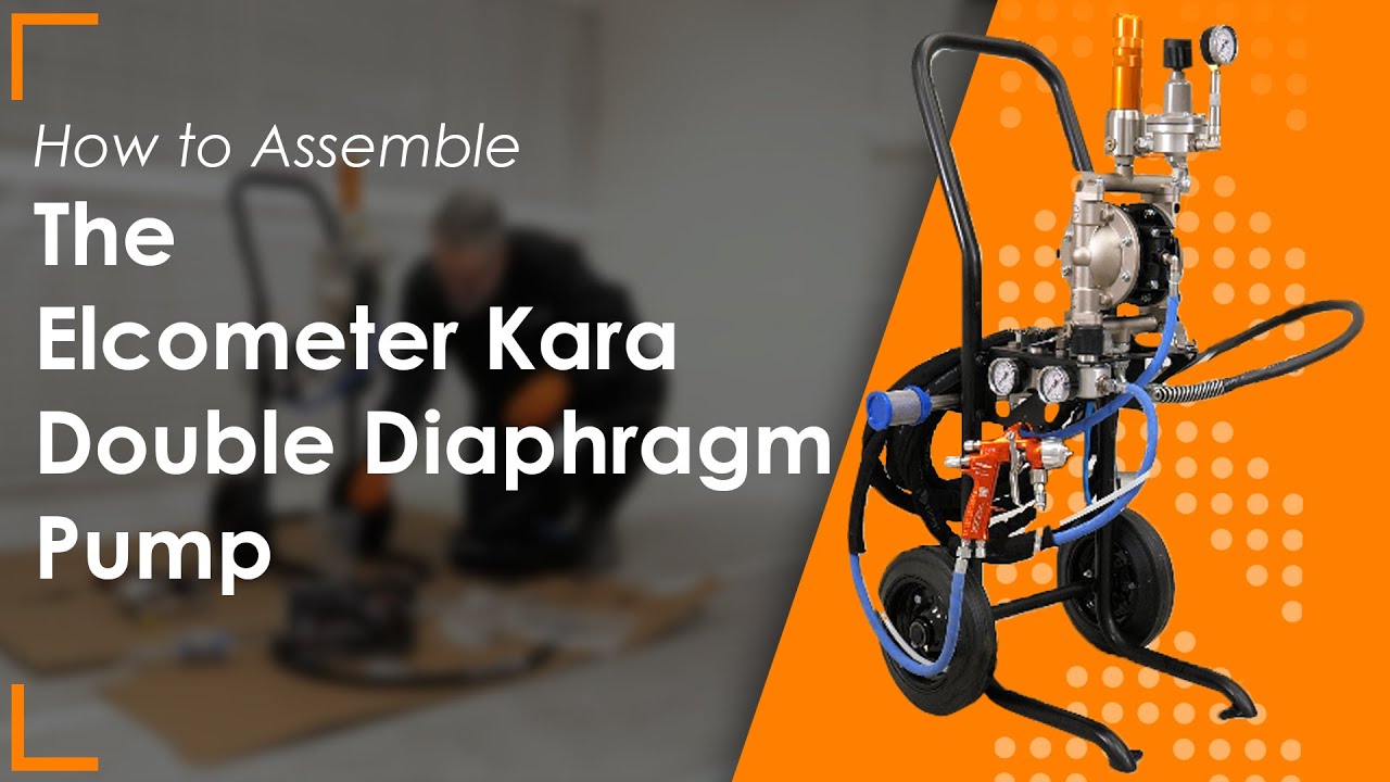 How to Assemble the Elcometer Kara Double Diaphragm Pump