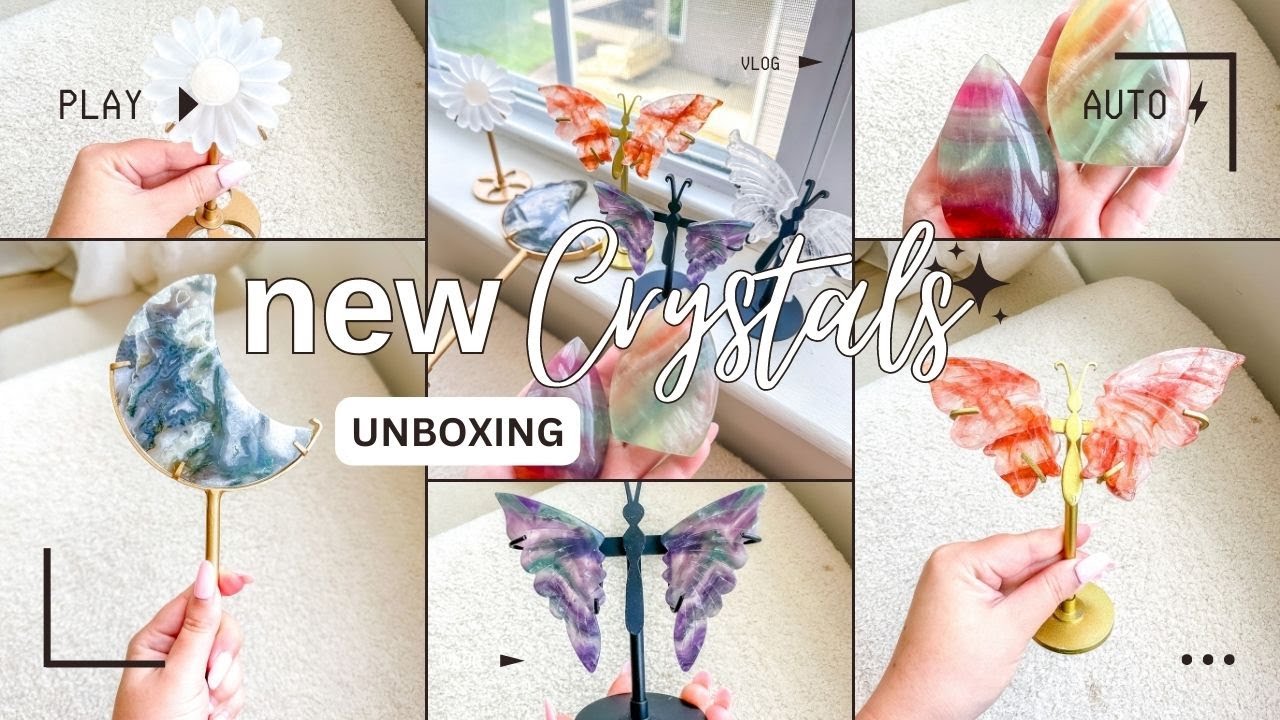 Crystal Unboxing Haul Part 1 (September 2023) #crystals #crystalcollection #smallyoutuber