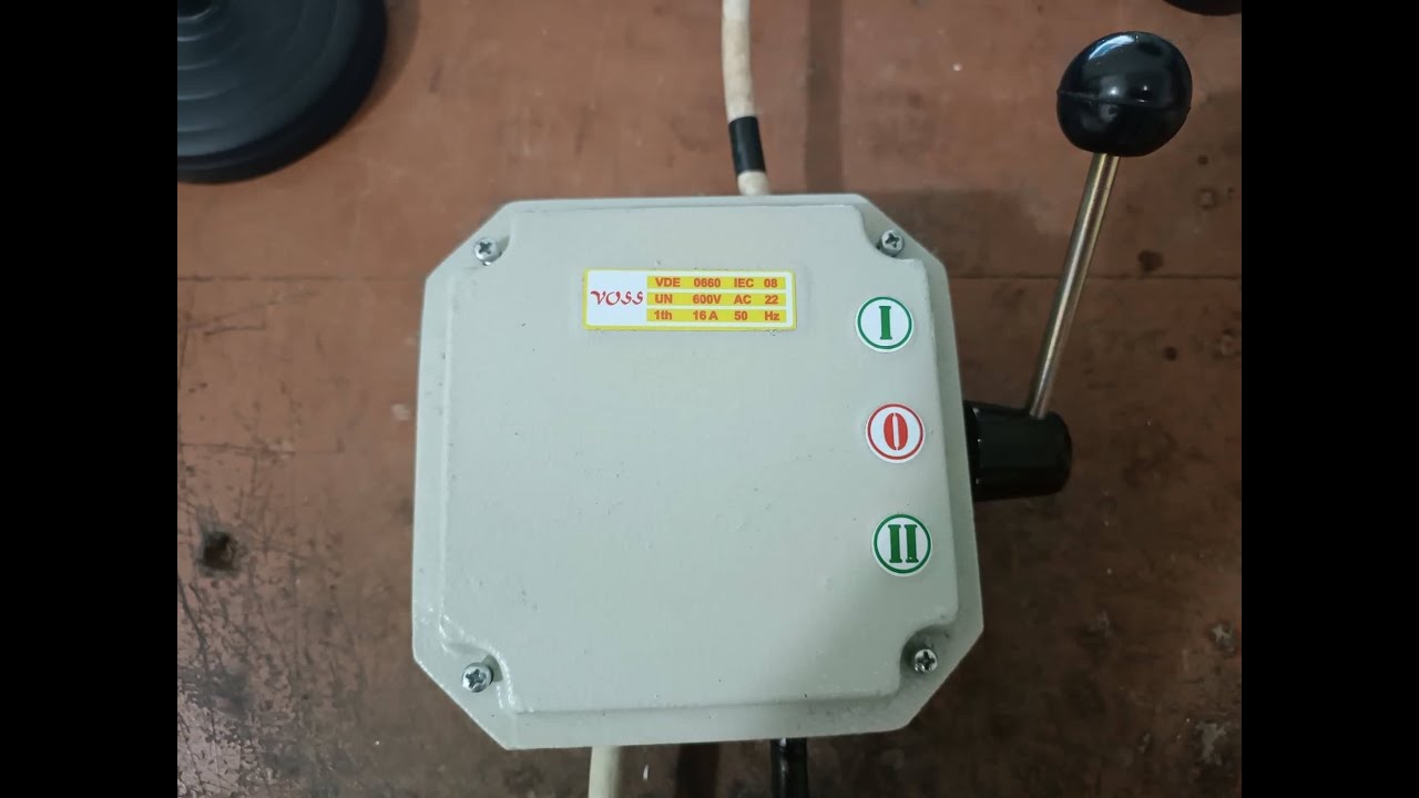 cara pasang tuas pln genset