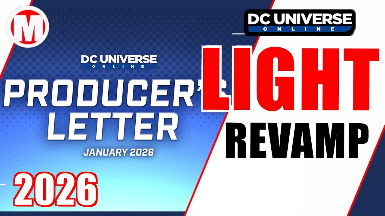 Письмо продюсера DCUO 2026
