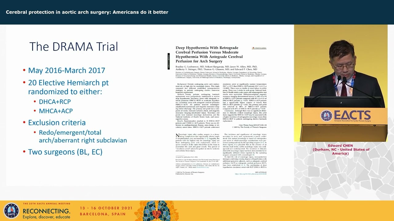 Cerebral protection in aortic arch surgery