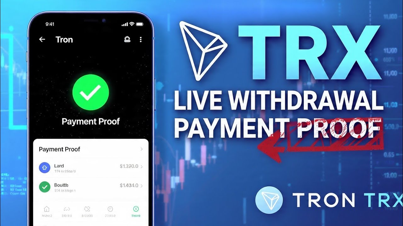 Как я заработал бесплатный Tron на надежном сайте для майнинга TRX || Вывод средств в прямом эфир...