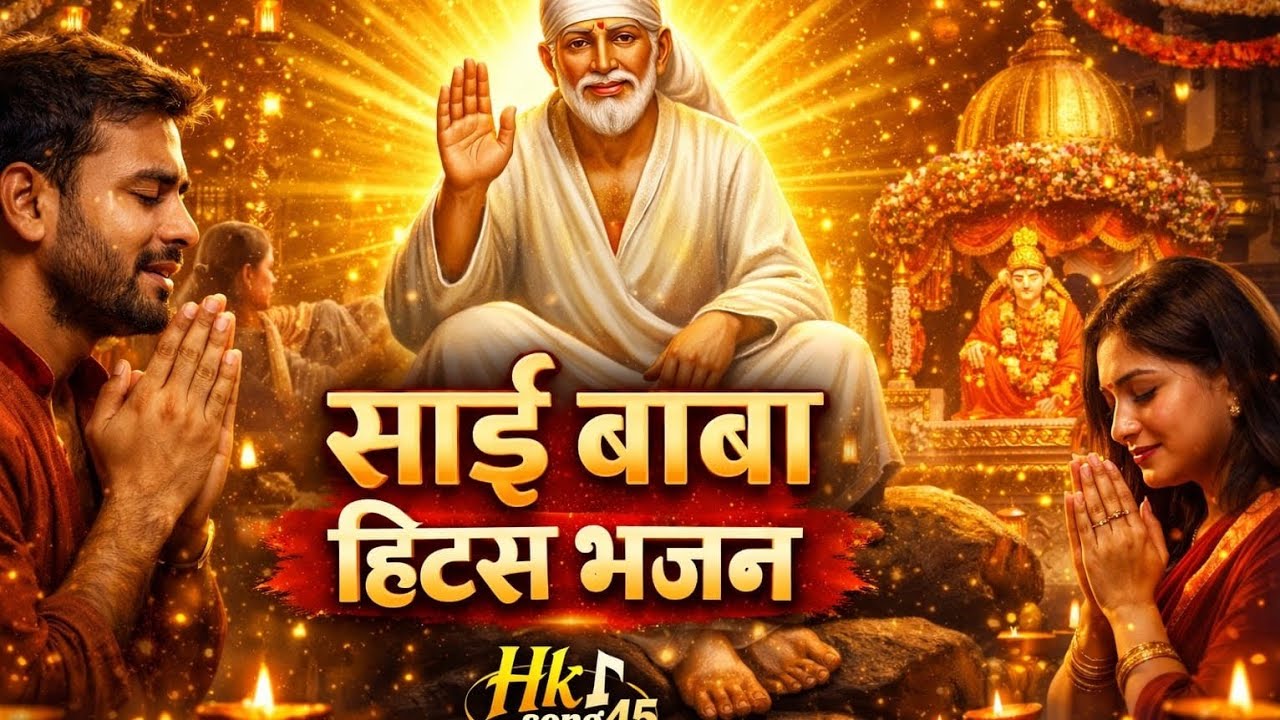 साई बाबा भजन Nonstop Audio Jukebox 2026 |Top Sai Bhajans Collection | morning song| Feel HK song45 🌼