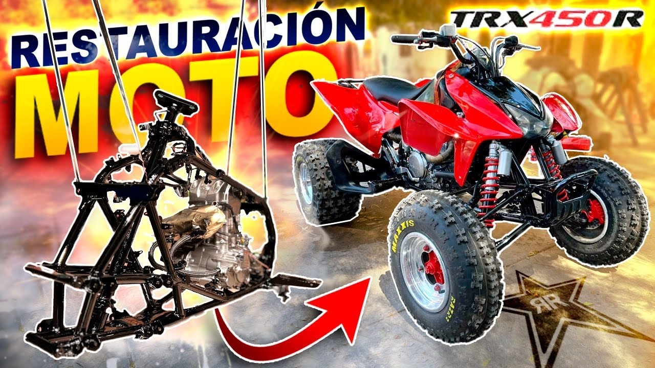 HONDA TRX 450R RESTAURACIÓN TOTAL ​#trx #honda