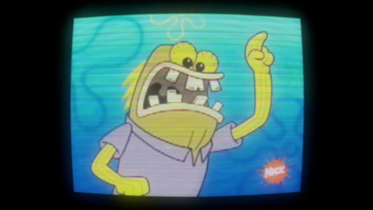 Weird spongebob tv glitch (Circa 2008)