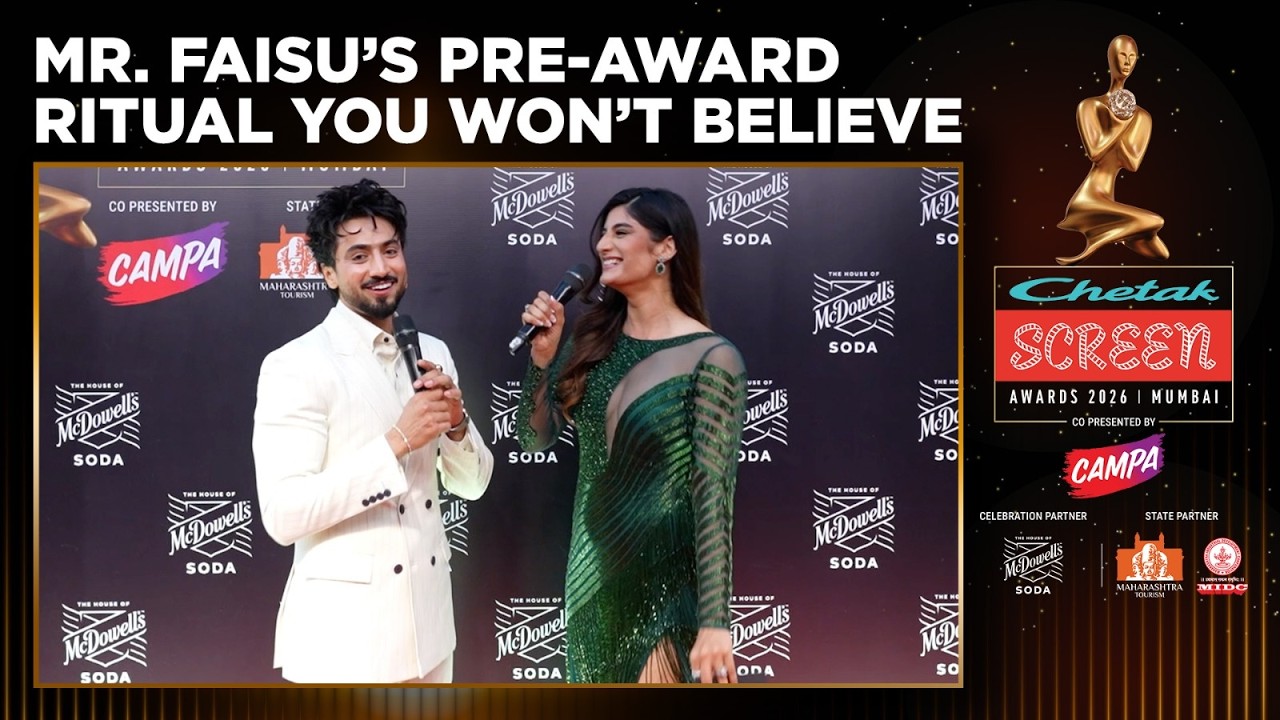 Faisal Shaikh Ka Har Awards Show Se Pehle Ka Unique Ritual | #ChetakScreenAwards2026