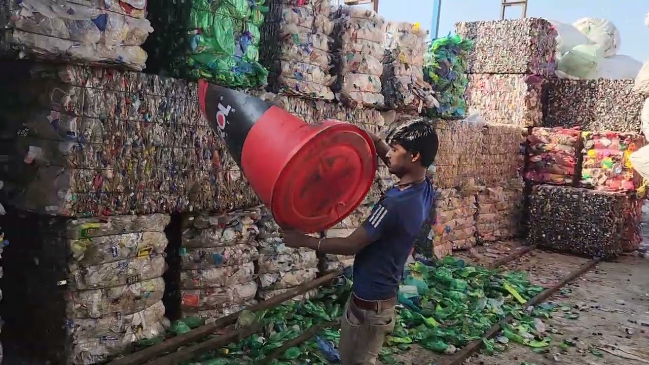 How To Plastic And PET Bottle Recycling Business ll Bottle Scrap New Mashine ll Balaji Enterprises