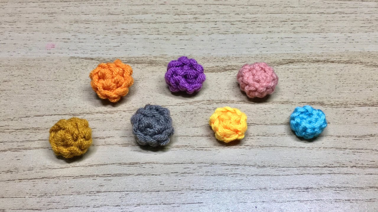 How to crochet button tutorial | DIY crochet button | Quick and button crochet