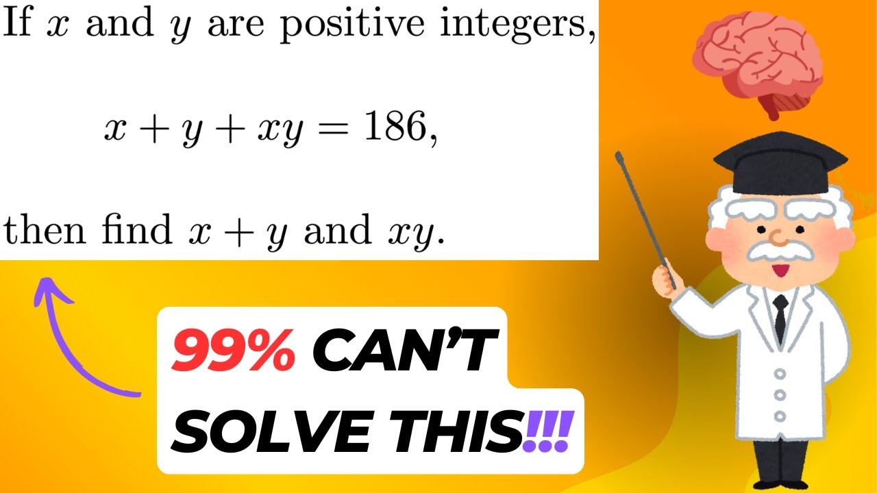 The SECRET Trick to Solve for 2 Variables with ONLY 1 Equation!