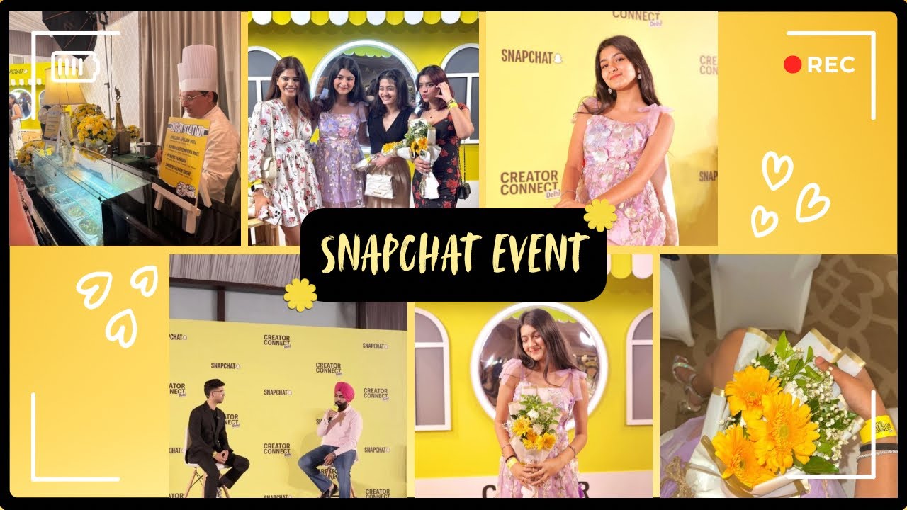 Snapchat Event vlog👻💛|Aradhya Singh|