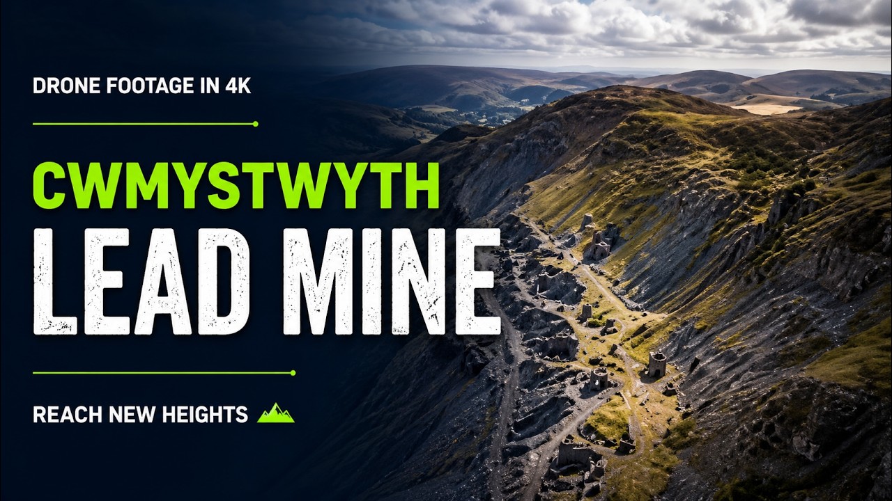 Cwmystwyth Lead Mines &ndash; A Forgotten Legacy of Wales | Drone Footage in 4K