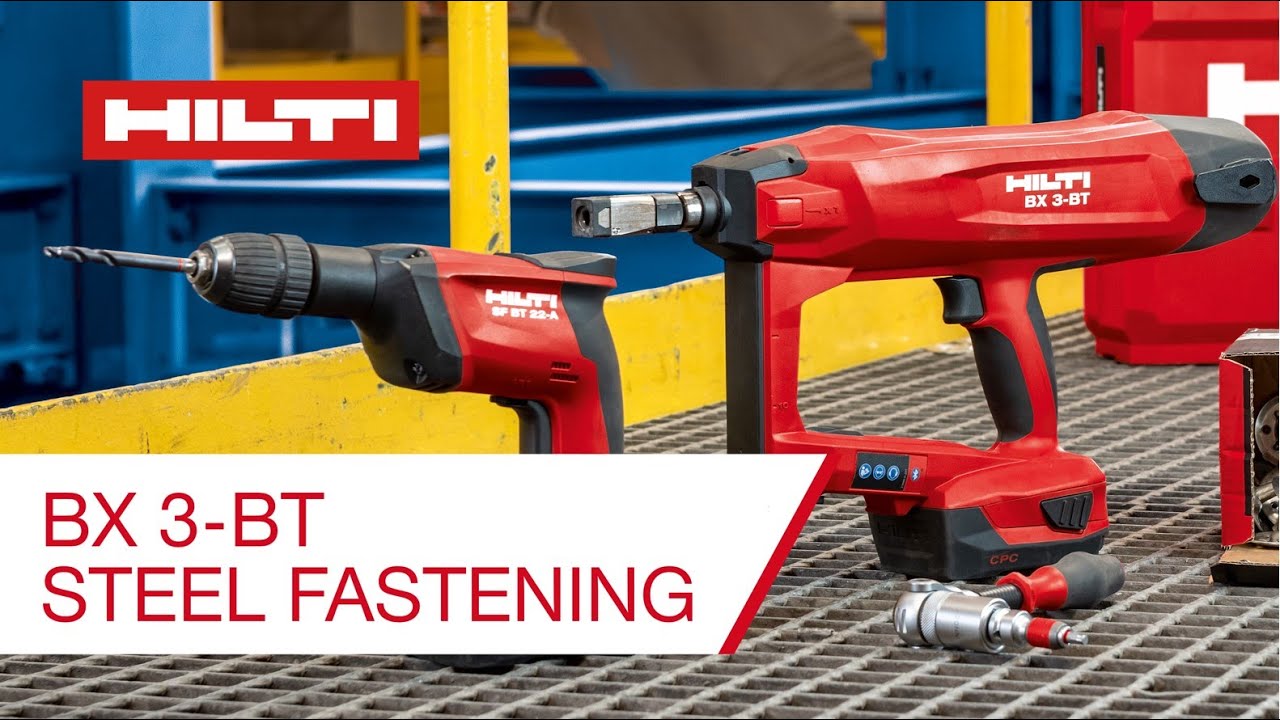 Fastening on Steel with the Hilti BX 3-BT