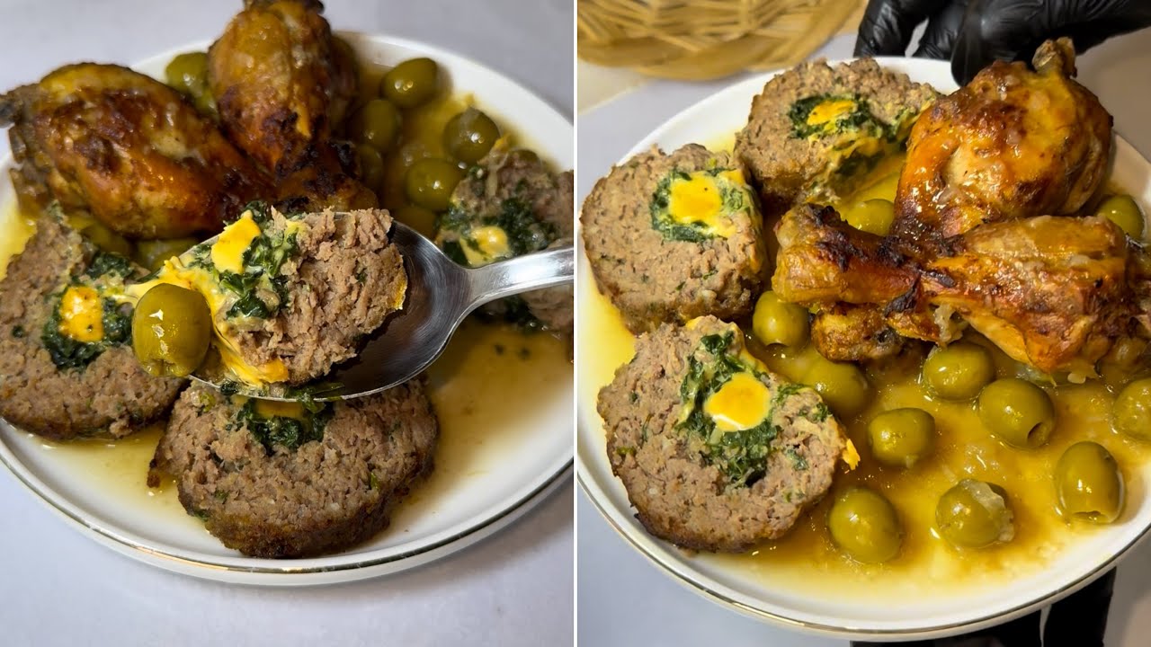 رولي اللحم و السلق Spécial cuisine dz 