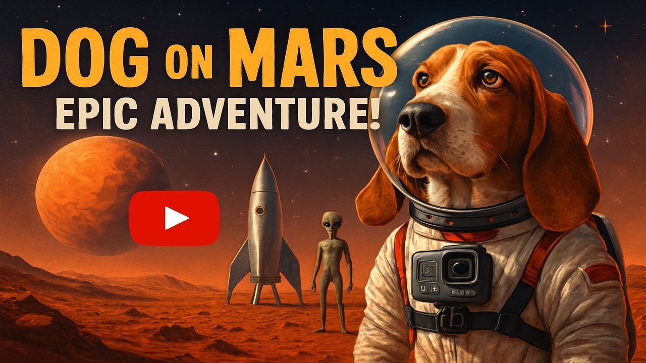 Space Dog - A Basset Hound's Mission to Mars! 😲🚀 🐾