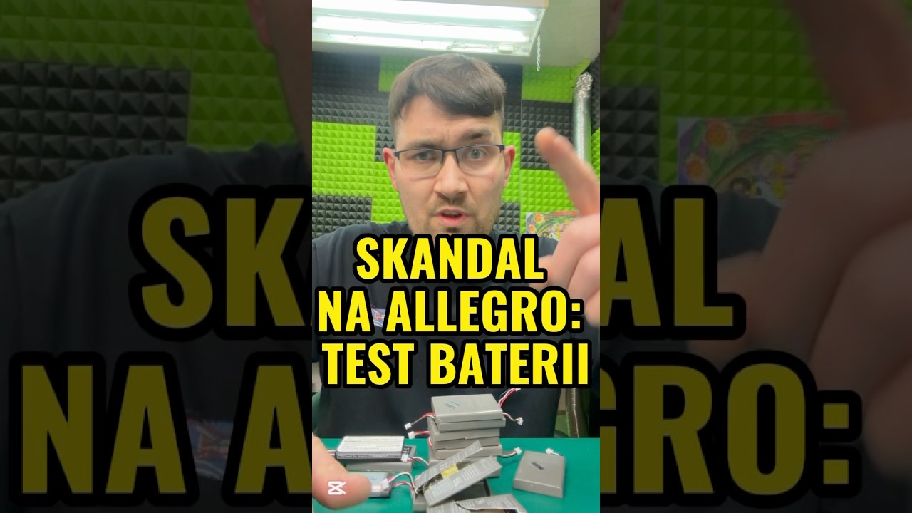 SKANDAL NA ALLEGRO: TEST BATERII #ps5 #adwokat #prawo #allegro #bezpieczeństwo