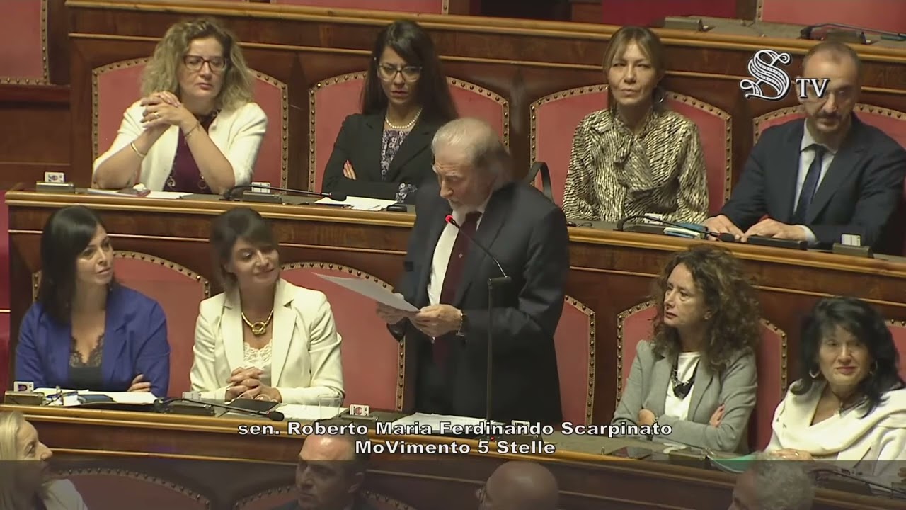 Scarpinato - Intervento in Senato (30.10.25)