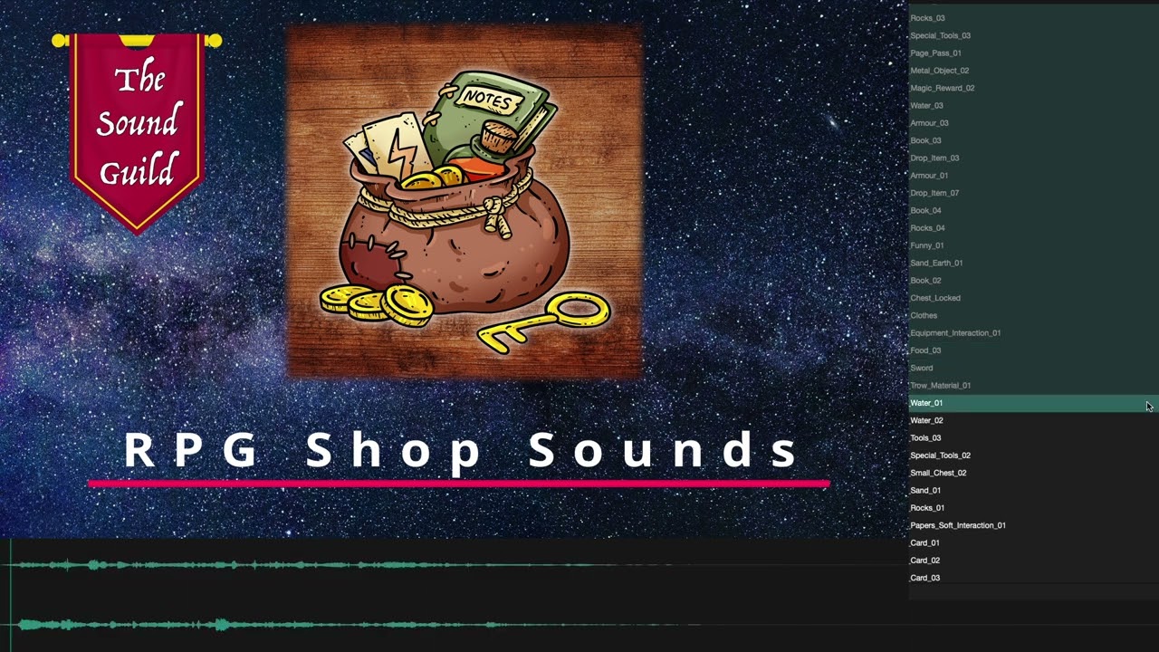 RPG Shop Sounds  ·  The Sound Guild