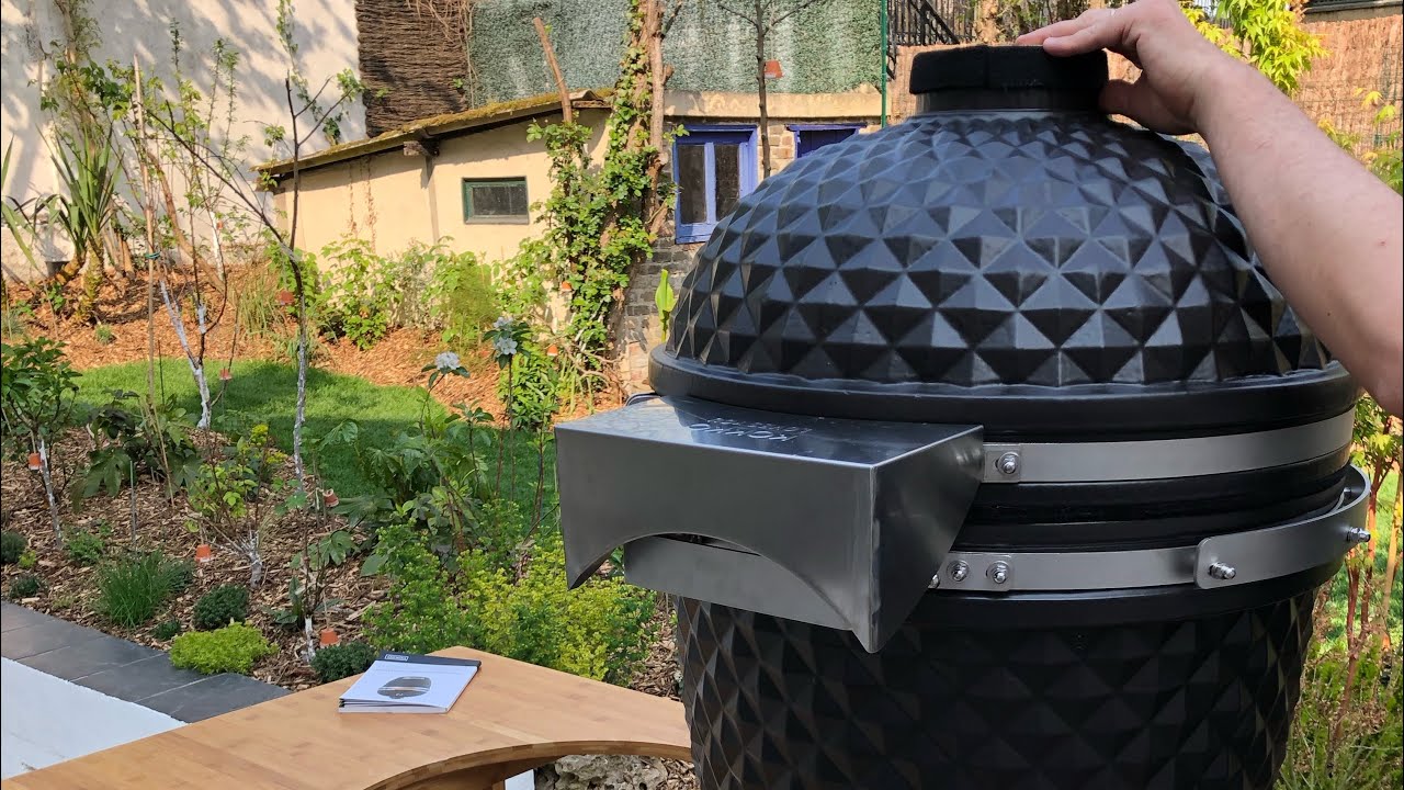 XL Kokko KAMADO Ceramic egg-shaped Grill - unboxing and assembly