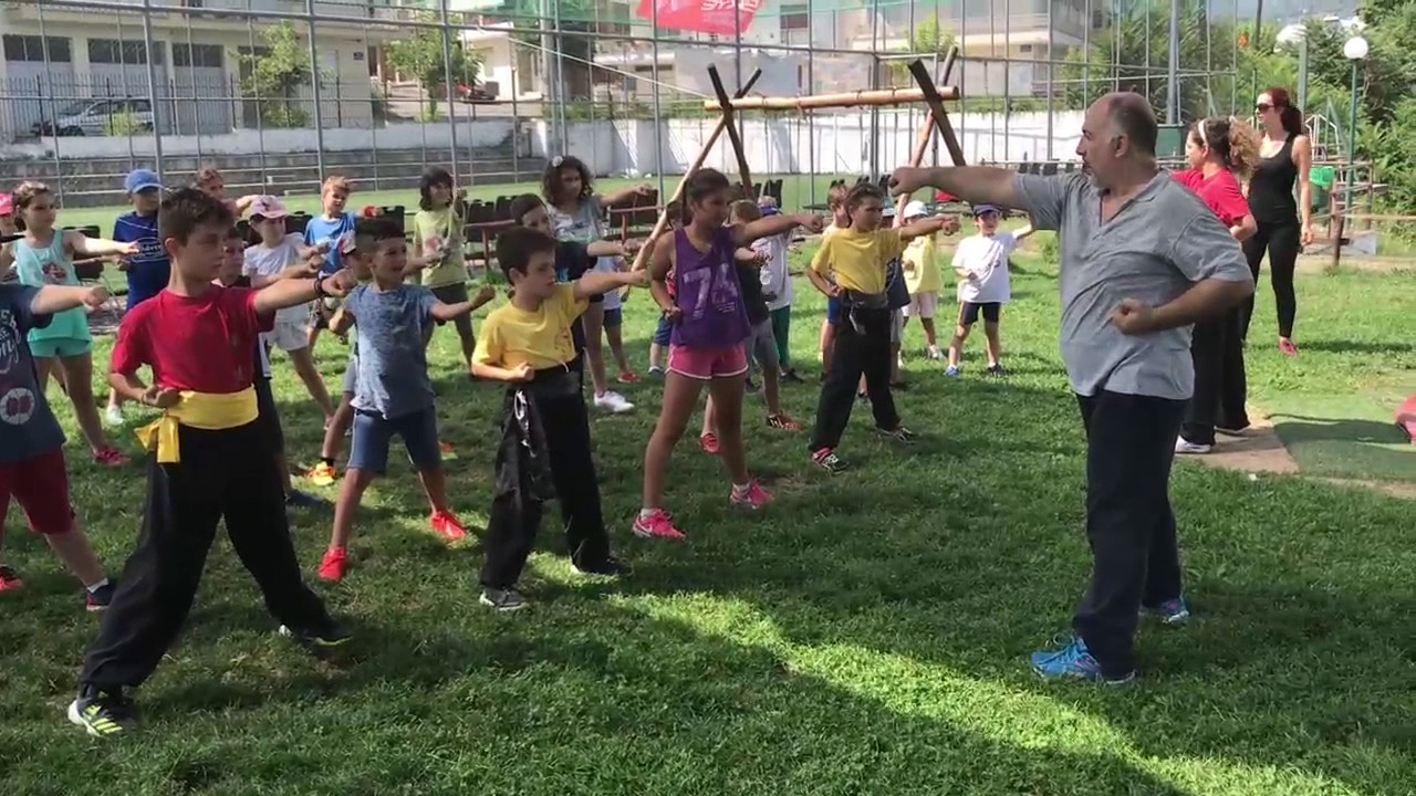 Επίδειξη και μάθημα Κουνγκ Φου στο Enjoy Summer Camp από το Σύλλογο Ασιατικών Πολεμικών Τεχνών
