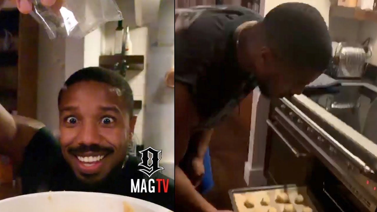 Michael B. Jordan Bakes Chocolate Chip Cookies Too! 🍪