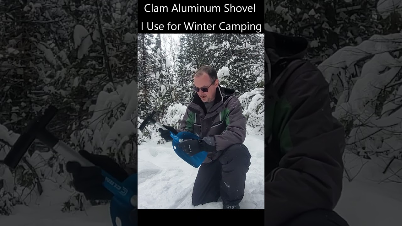 Pack Light for Winter Camping: A Great Shovel is key!