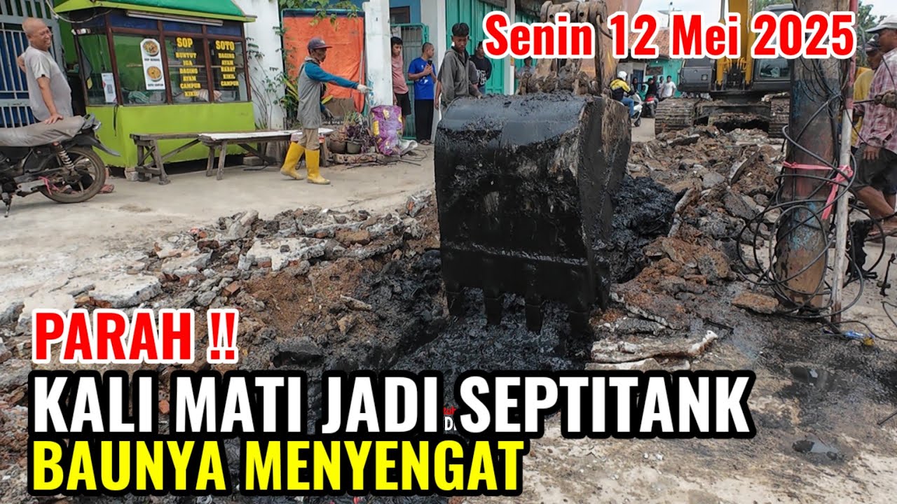 PARAH‼️KALI MATI JADI SEPTITANK BAUNYA MENYENGAT