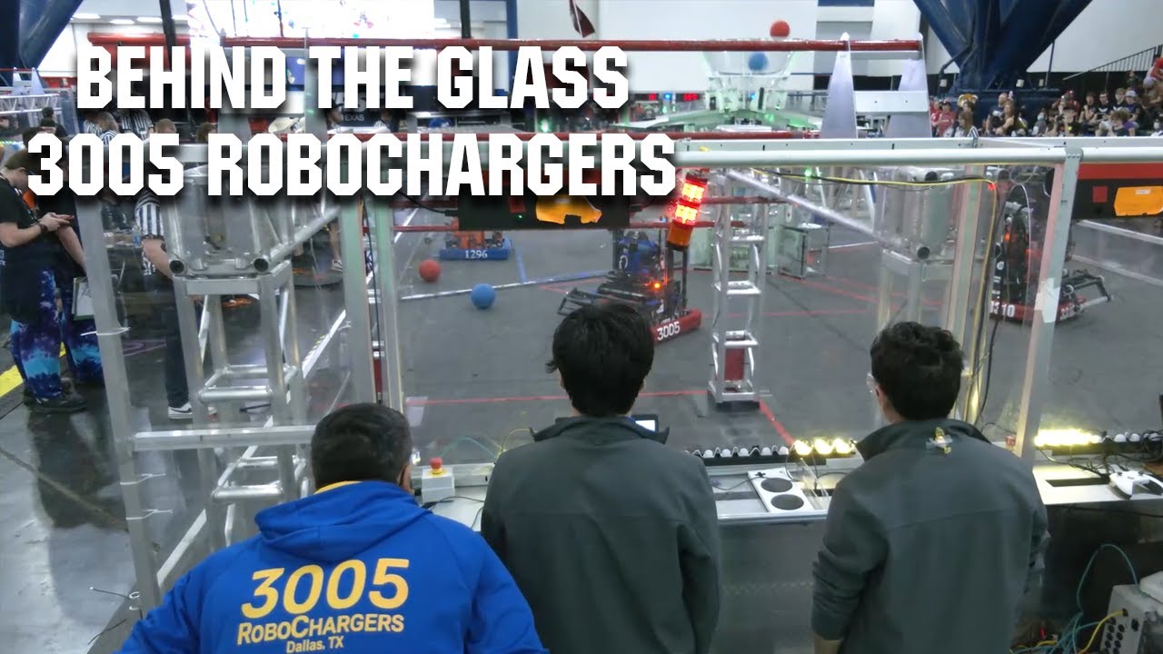 3005 RoboChargers Mic'd Match QF1 Behind the Glass | Rapid React