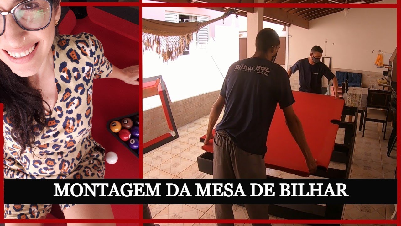 MONTAGEM DA MESA DE BILHAR/JANTAR / Natalia Galini