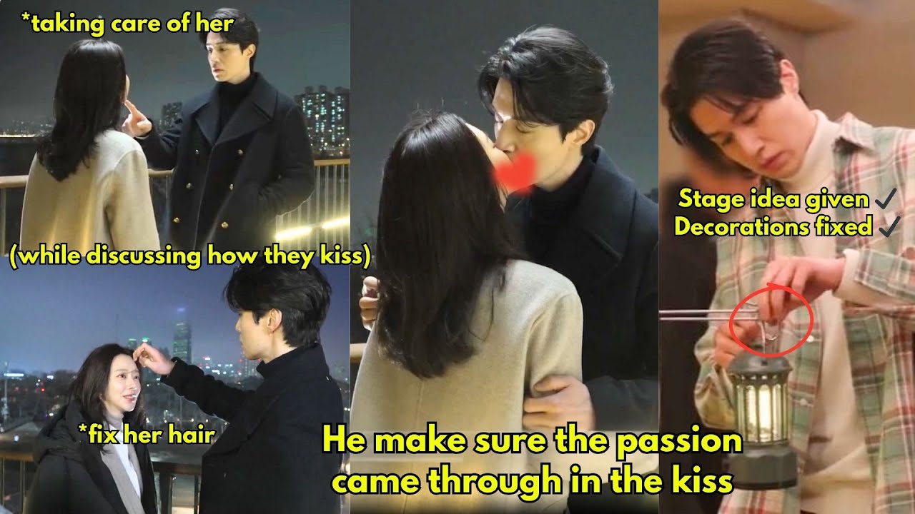 The way Lee Dongwook had so many suggestions about their kiss scene😭 he&rsquo;s literally the Kiss Master