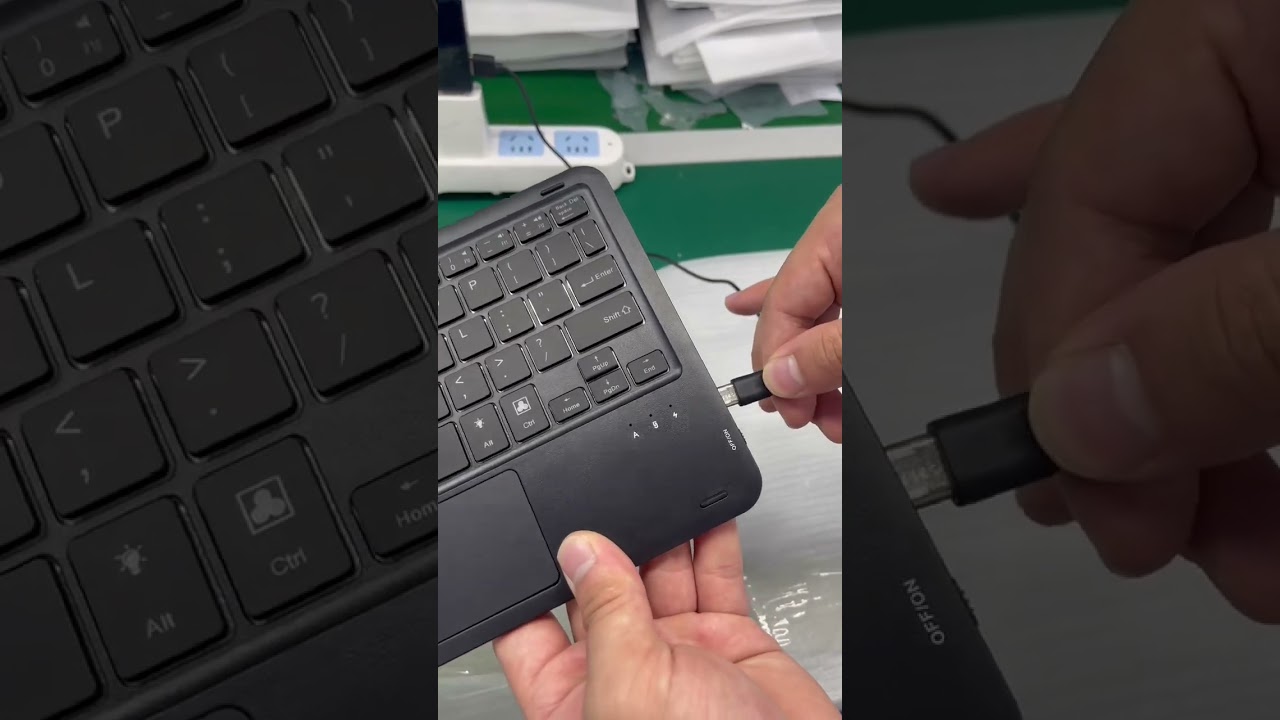 Nuestra tienda cobra el teclado Bluetooth