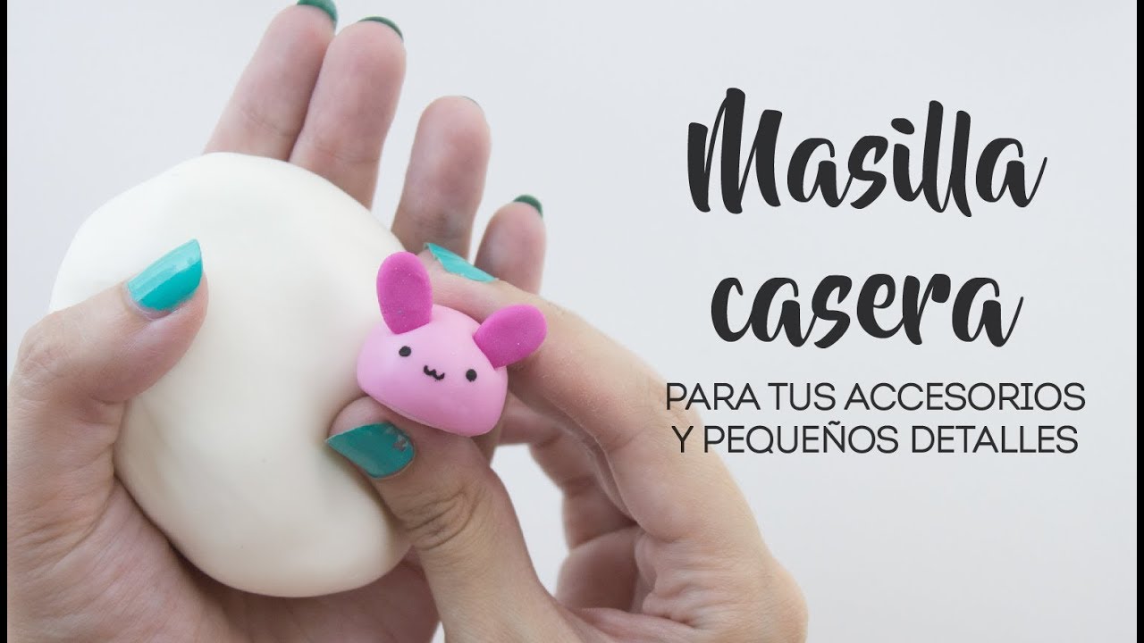 Cómo hacer Masa para modelar casera fácil y barata - Modelar accesorios