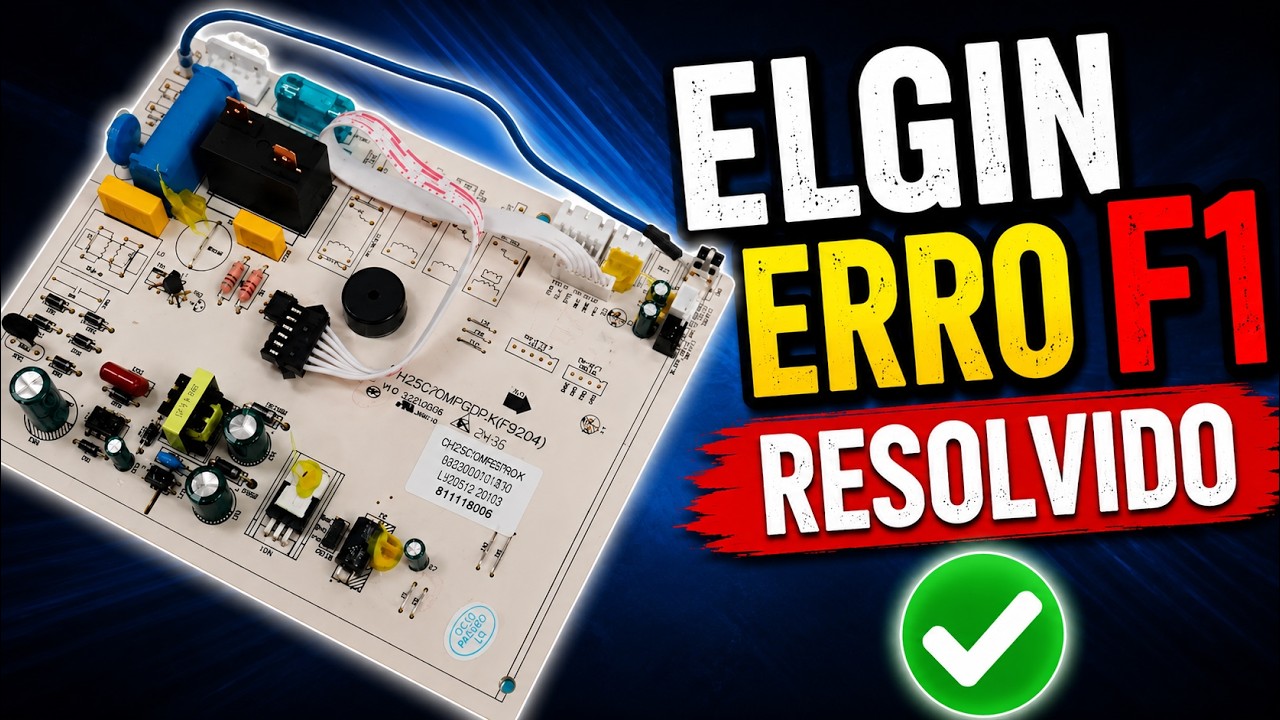 🤯​ Veja Como Eu Resolvi o Erro F1 da Elgin