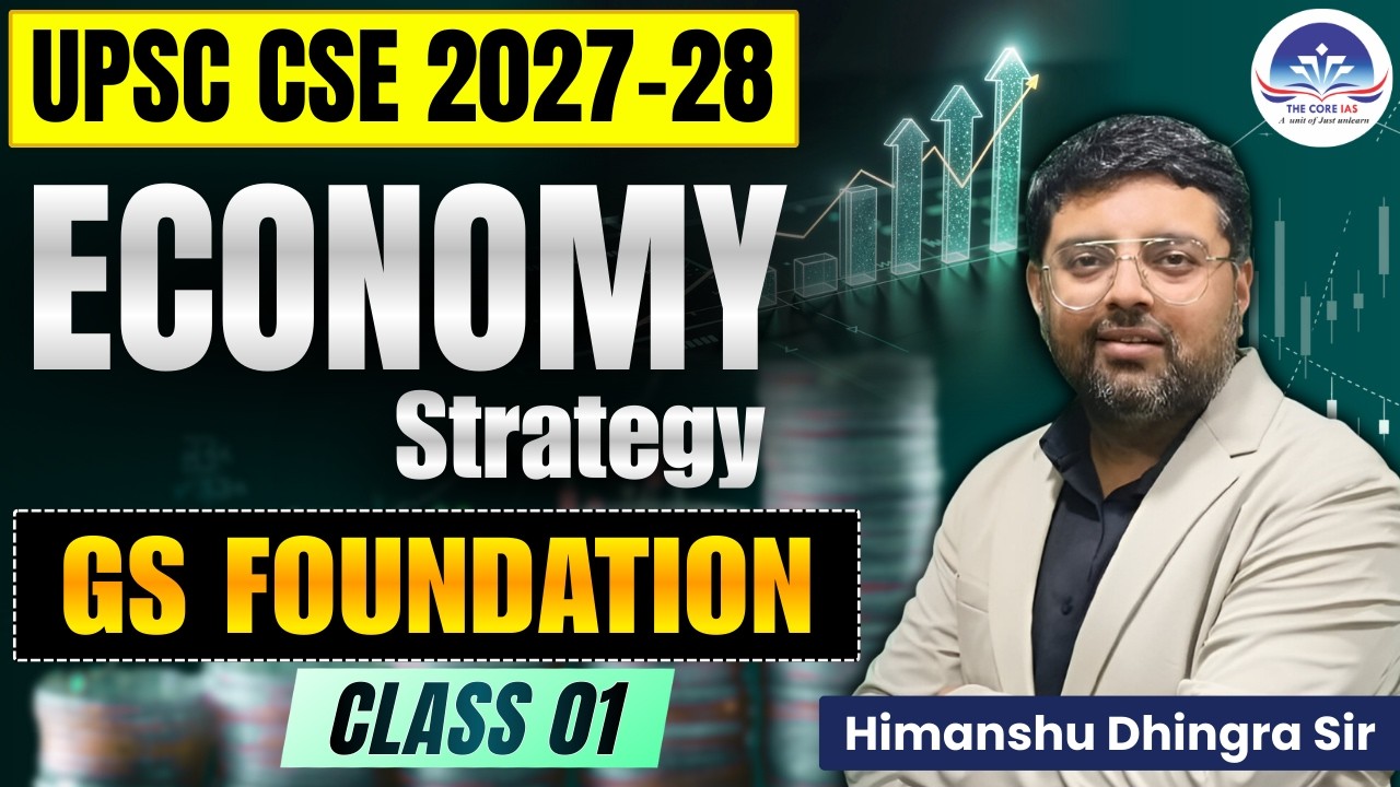 GS FOUNDATION || Economy Strategy for 2027-28 || Himanshu Dhingra Sir #upsc #economy #ias