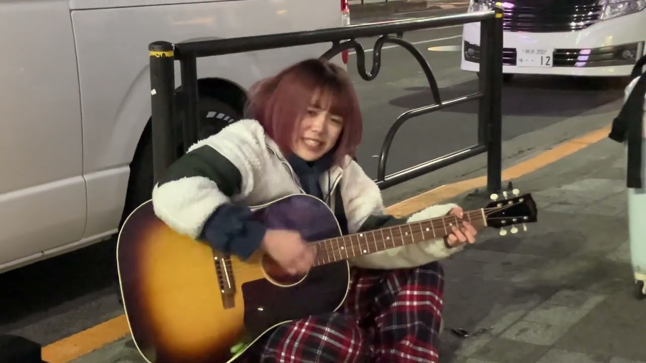 『大人になったら/GLIM SPANKY』 Cover by なち🍊　SSW 深夜の池袋路上で歌い足りなくて生歌で歌うメロディー🎵
