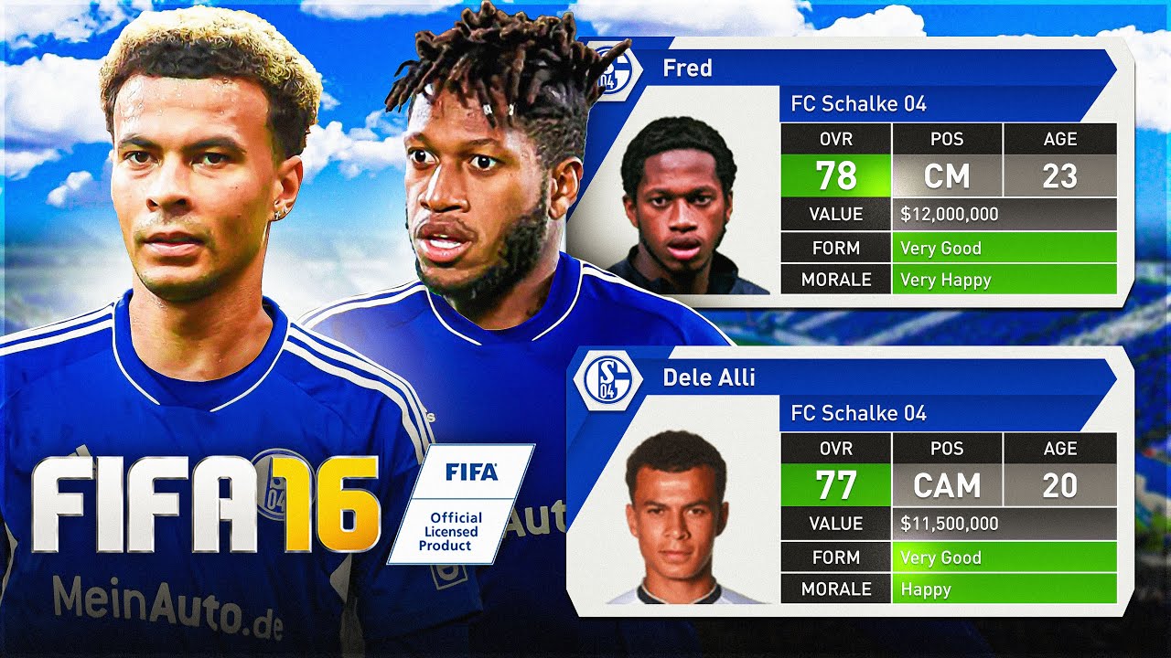 I Rebuild With FIFA 16 WONDERKIDS! 😍