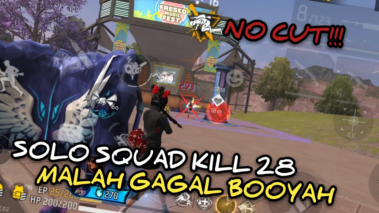 SOLO SQUAD KILL 28 UDAH GACOR EH MALAH TURUUU