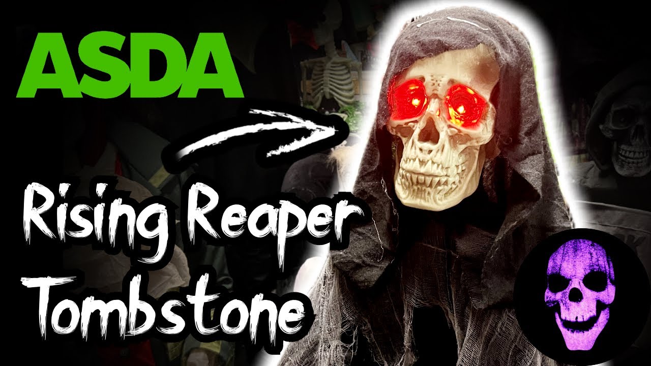 Обзор ASDA Halloween 2025: RISING REAPER TOMBSTONE! 💀