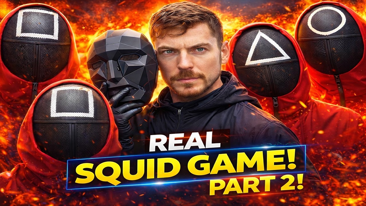 $456,000 SQUID GAME In Real Life! 😱 The Ultimate Challenge Begins | Part 2